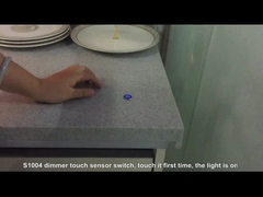 S1004 ingebouwde dimmer touch sensor schakelaar, kabellengte 1500 mm, DC12V, maximaal 60W, Split control