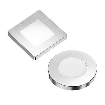 Geïntegreerde / op het oppervlak gemonteerde LED-kast Spotlight Ronde Puck Light Met Magnetische dekking