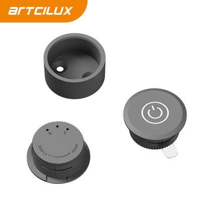 Kleine ronde draadloze sensorschakelaar 2,4 GHz dimmer touch control sensor switch
