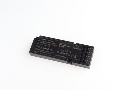 ETSC 15W-12V Ultra-dunne constante spanning LED-driver voor timing en CCT-tuning