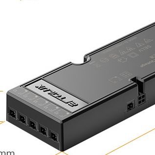 Versatile 80% efficiëntie Rack Mount stroomvoorziening voor ruimtebeperkte omgevingen 6,3 x 2,4 x 1,4 inch